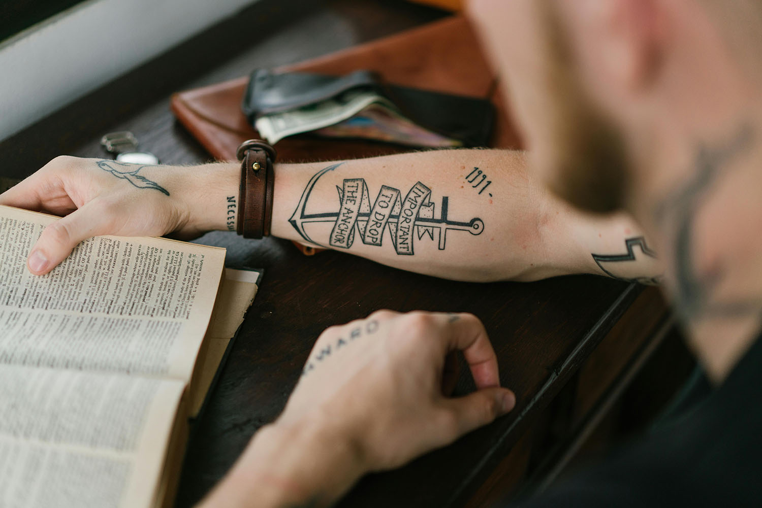 Anchor tattoo by ArtHouseStudio via Pexels