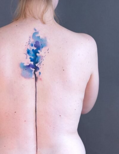Abstract watercolour tattoo by @julesboho.tattoo