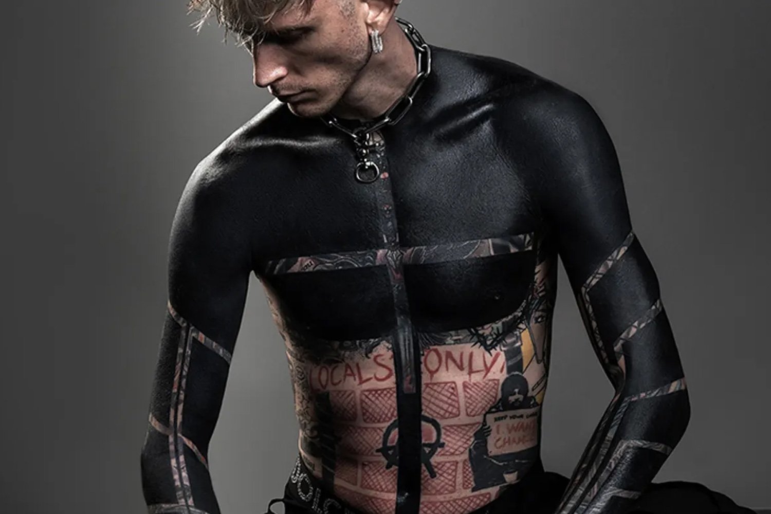 Blackout tattoo for @machinegunkelly by @roxx_____