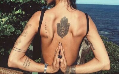 Hamsa (Hand of Fatima) tattoo