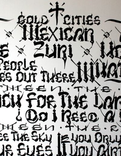 Lettering by Mr. Chaz Bojorquez