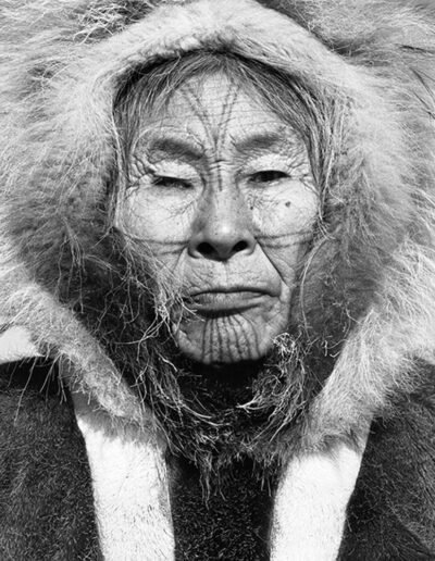 Kakiniit: Peggy Pojuktok/Pudjuktok, Bathurst Inlet, n.d., NWT archives, Henry Buse Fonds, N-1979-052-0955 Photo Henry Busse, via Inuit Art Foundation
