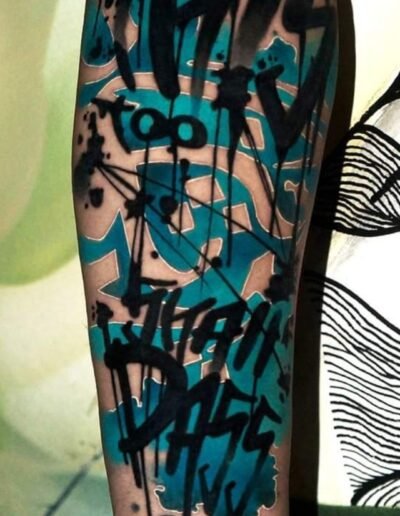 Script and lettering graffitti tattoo this too shall pass (artist unknown) via Pinterest