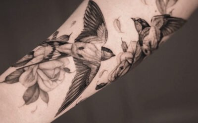 Swallow tattoo