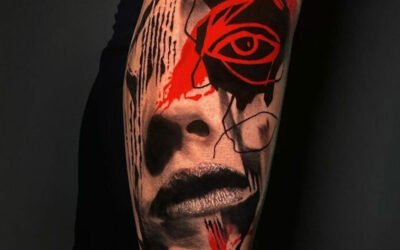 Trash Polka Tattoo Style