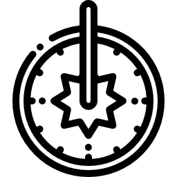 Icon: sundial compass