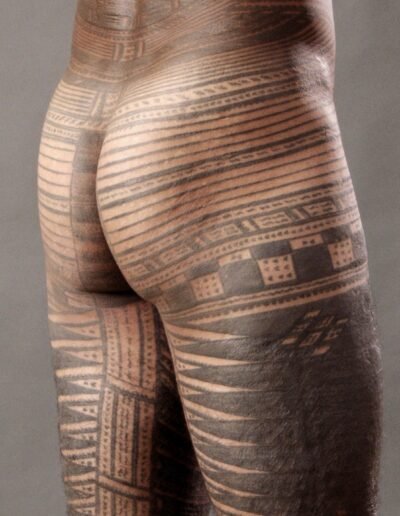 A traditional Samoan male tattoo (pe'a), by CloudSurfer, GNU Free Documentation License