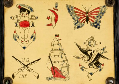 American traditional tattoo flash (20th century). Smithsonian American Art Museum.