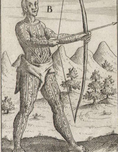 Filipino tattooing: An Abaknon native of Capul (c. 1601-1602) with tattoos by Olivier van Noort