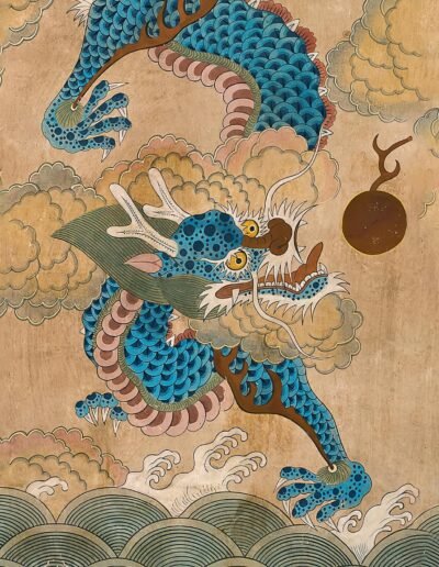Blue korean dragon (original source unknown)