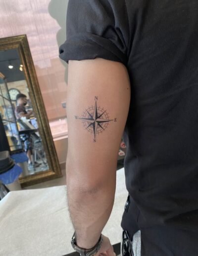 Compass tattoo (author unknown)