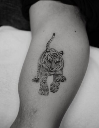 Cosmic cub tattoo by Dr. Woo @_dr_woo_