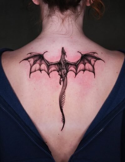 Dragon tattoo by INTAT @tattooer_intat