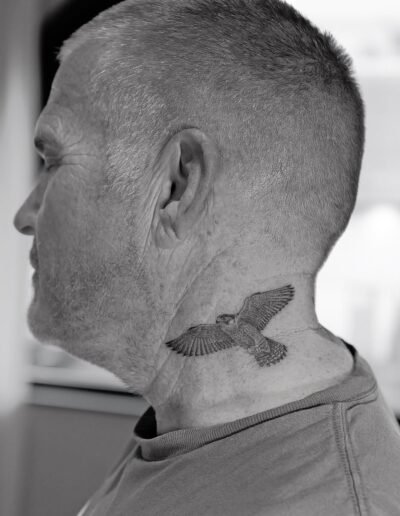 Falcon tattoo by Dr. Woo @_dr_woo_