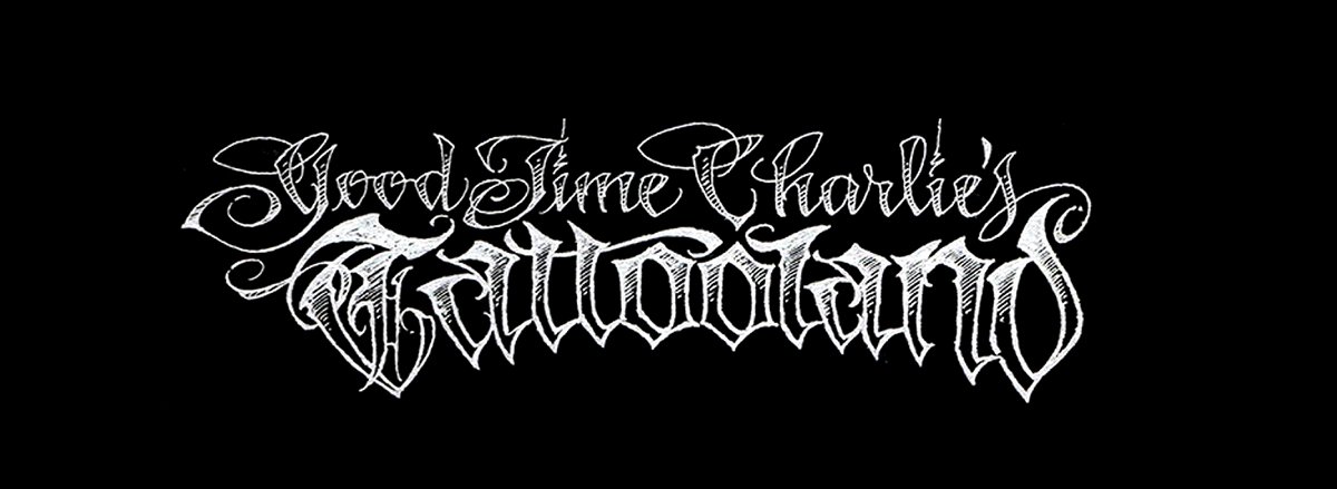 Logo of the Good Time Charlie's Tattooland