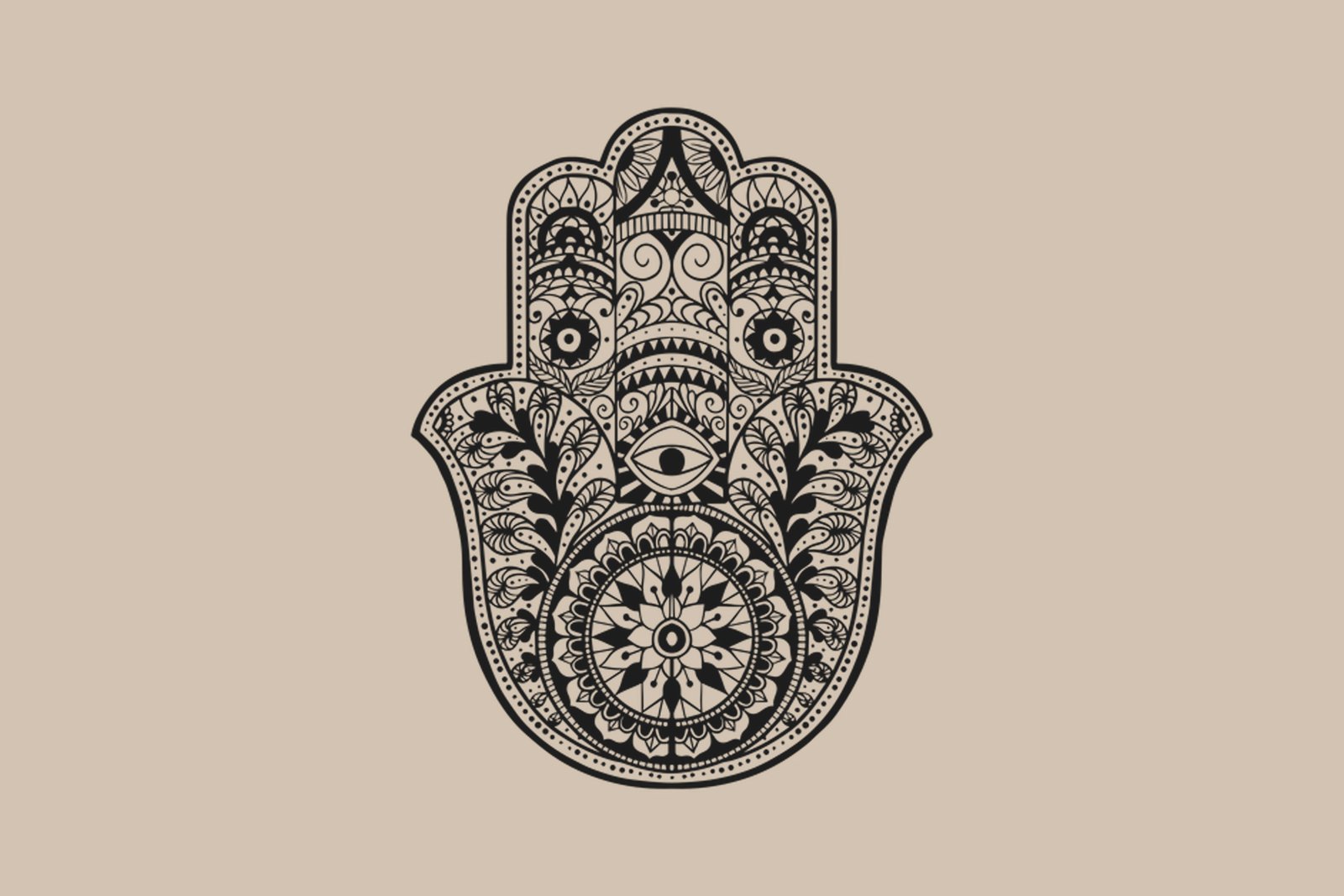 Hamsa / Hand of Fatima tattoo