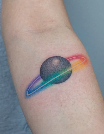 Handpoke tattoo by Nano (Ponto) @pontotattoo