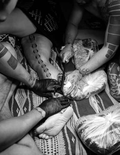 Hawaiian kākau by Kamaliʻikūpono Hanohano @pokikane