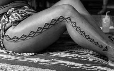 Hawaiian tattooing (kākau): Hawaiian tattoo by Kamaliʻikūpono Hanohano @pokikane