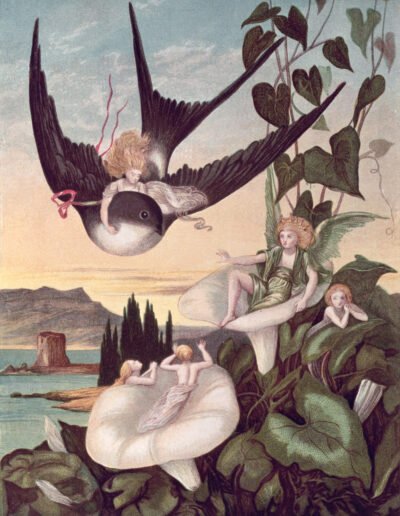 Illustration by Eleanor Vere Boyle for 'Thumbelina' by Hans Andersen. 1872. MeisterDrucke-210587