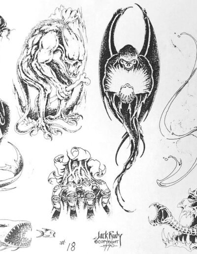Jack Rudy's tattoo flash (1990)