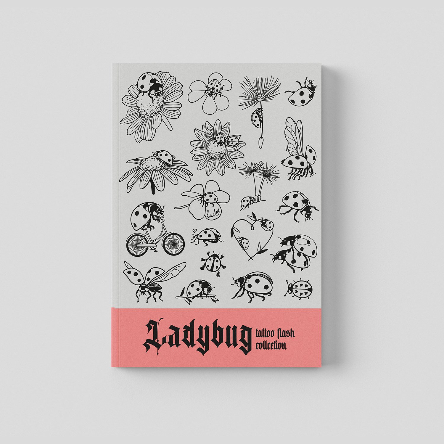 Ladybug Tattoo Flash Collection + Articles (Downloadable PDF)