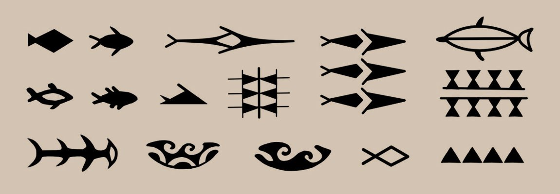 Polynesian fish tattoos