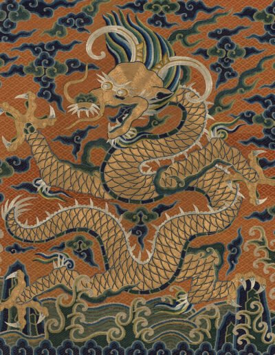 Rank badge with ox-horn dragon (douniu), Ming dynasty (1368–1644), China. Friends of Asian Art Gifts, 2024. The Met Collection.