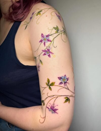 Realism botanical tattoo by Ciotka Zu @ciotka_zu_tattoo
