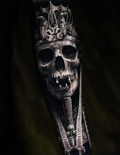 Realistic tattoo by Dom Brown @dombrowntattoo