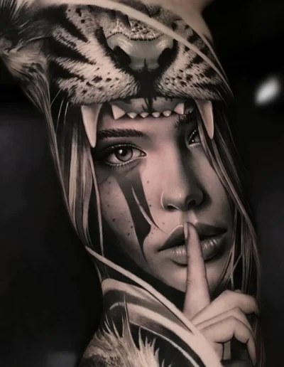 Realism tattoo by Evgenii Ignatov @evgentattooart