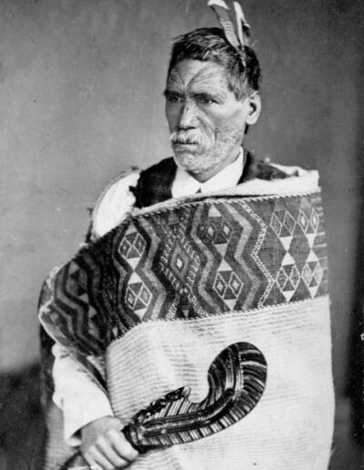 Rewi Manga Maniapoto (1879) by Elizabeth Pulman, Alexander Turnbull Library, Reference No. PA2-1359