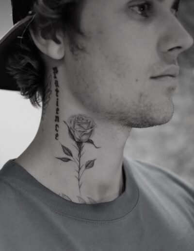Rose tattoo by Dr. Woo @_dr_woo_