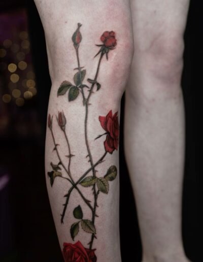 Roses tattoo by Алиса @lesnayalissa