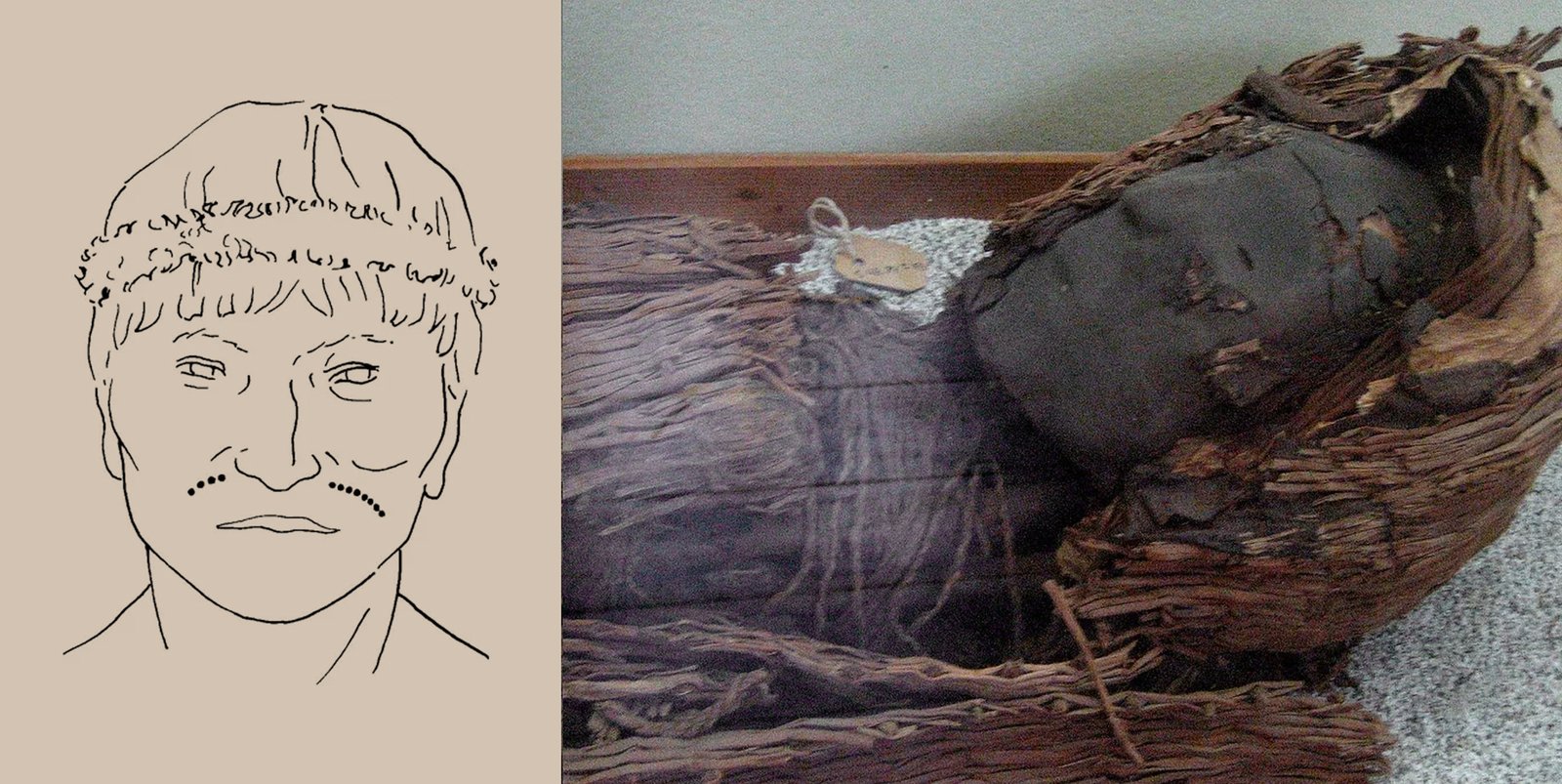 The Chinchorro Man tattooes and black Chinchorro mummy