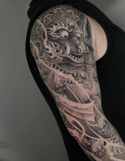 Varaha tattoo by Nirman Kadel @nirmantattoos