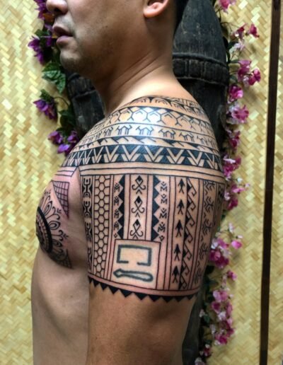 Filipino tattooing: Visayan tattoo by Zel & Elle