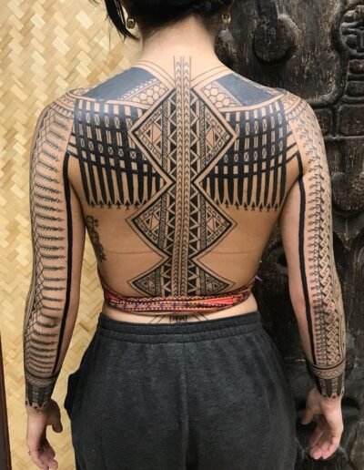 Filipino tattooing: Visayan tattoo by Zel & Elle