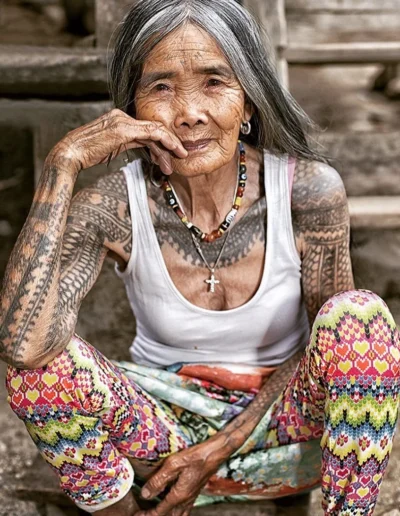 Filipino tattooing: Whang-Od, the last tattoo artist of the mambabatok tradition in the Philippines