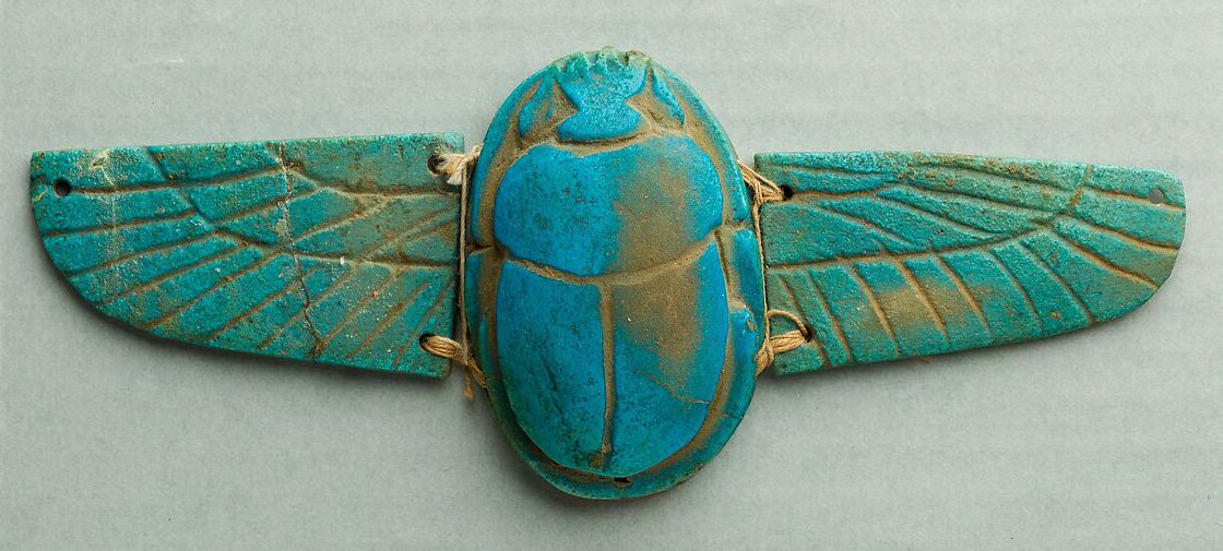 Winged Scarab (664–332 B.C.), Egypt. The Met Collection