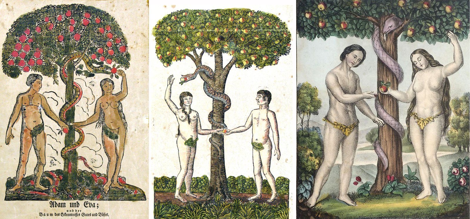 Adam and Eve with Snake - popular prints, via richardnilsen.com