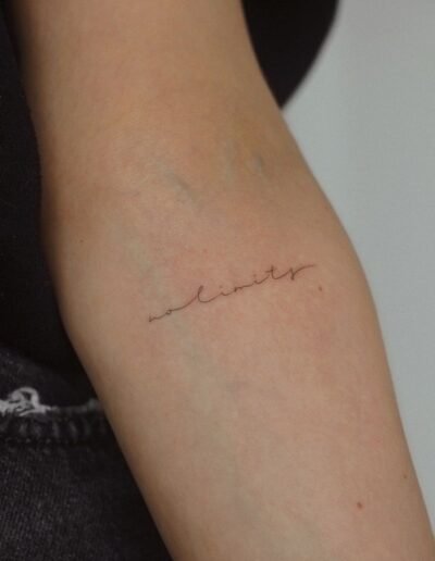Handwritten ‘no limits’ by @harmlessberry
